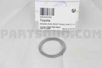 SPACER (FOR FRONT DRIVE SHAFT), RH/LH 9056033008 | Toyota Parts | PartSouq
