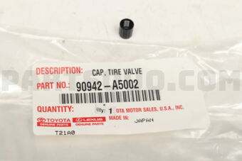 Toyota 90942A5002 CAP, TIRE VALVE