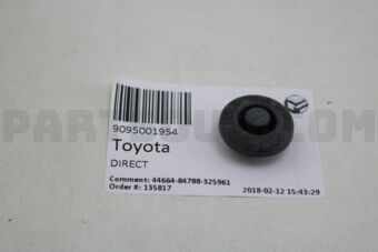 Toyota 9095001954 PLUG, HOLE