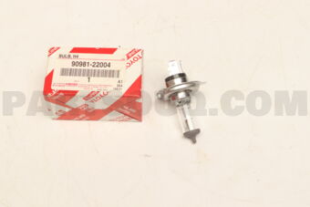 Toyota 9098122004 BULB(FOR HEADLAMP, NO.1)
