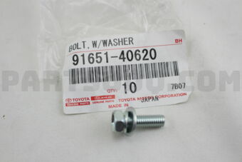Toyota 9165140620 BOLT,W/WASHER