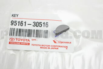 KEY(FOR CRANKSHAFT TIMING GEAR) 9516130516 | Toyota Parts | PartSouq