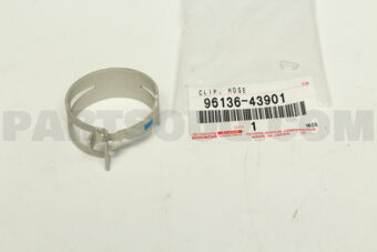 Toyota 9613643901 CLAMP OR CLIP, HOSE(FOR RADIATOR INLET)