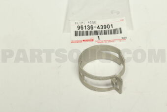 Toyota 9613643901 CLAMP OR CLIP, HOSE(FOR RADIATOR INLET)