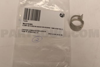 Toyota 9613741501 CLAMP OR CLIP(FOR RADIATOR RESERVE TANK HOSE NO.3)