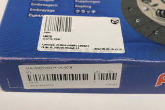 Valeo HA28 CLUTCH DISC