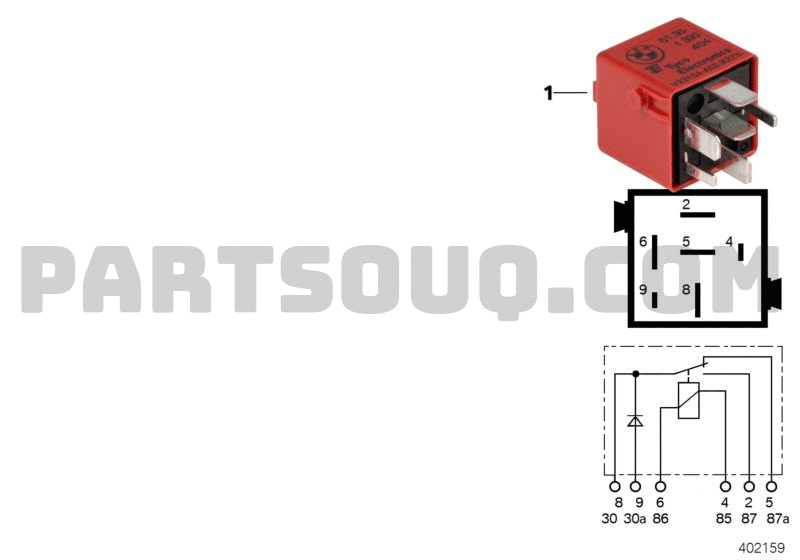 Relay | BMW Z3 2.8 CK51 Z3 Parts Catalogs | PartSouq