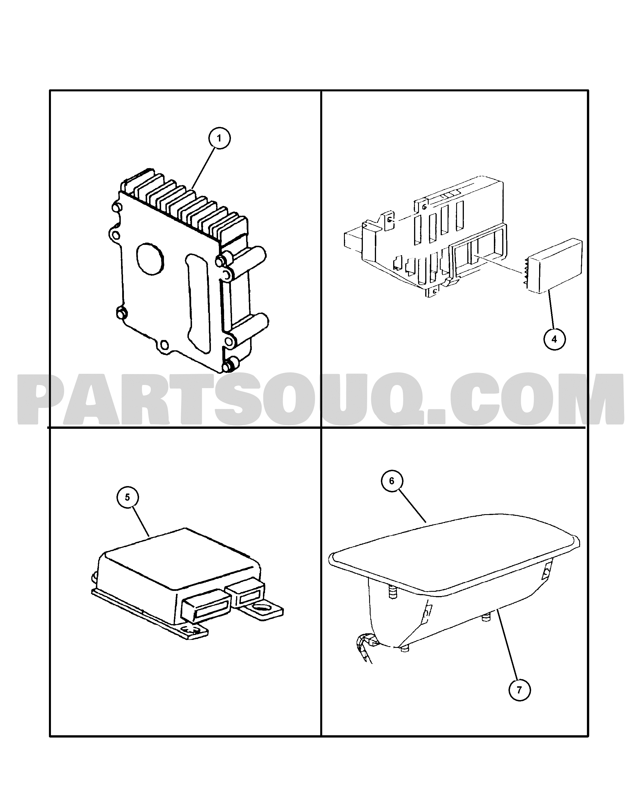 ELECTRICAL | Chrysler J2 - CIRRUS/ STRATUS (MEXICO) EXPORT 98J2