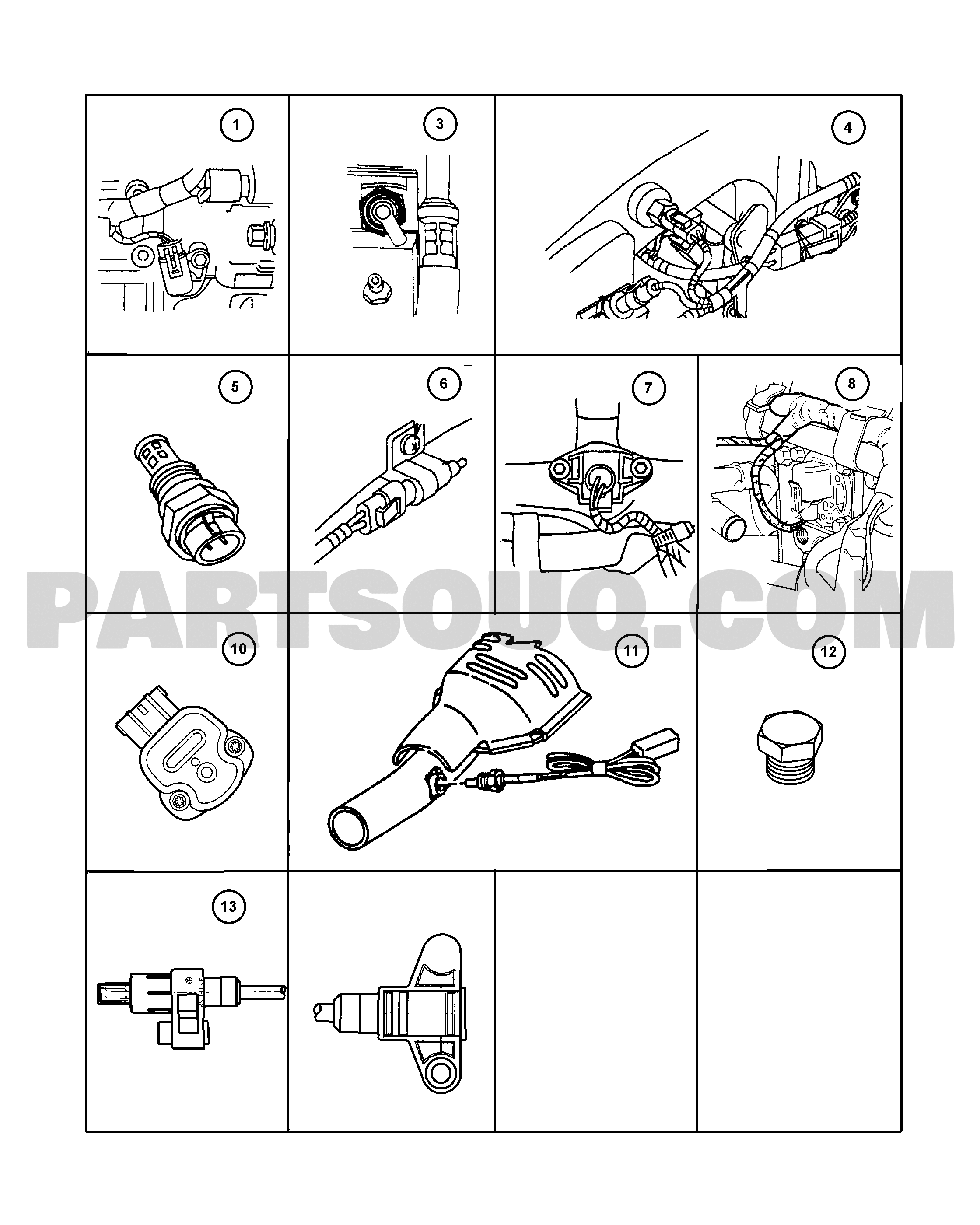 ELECTRICAL | Chrysler J2 - CIRRUS/ STRATUS (MEXICO) EXPORT 98J2