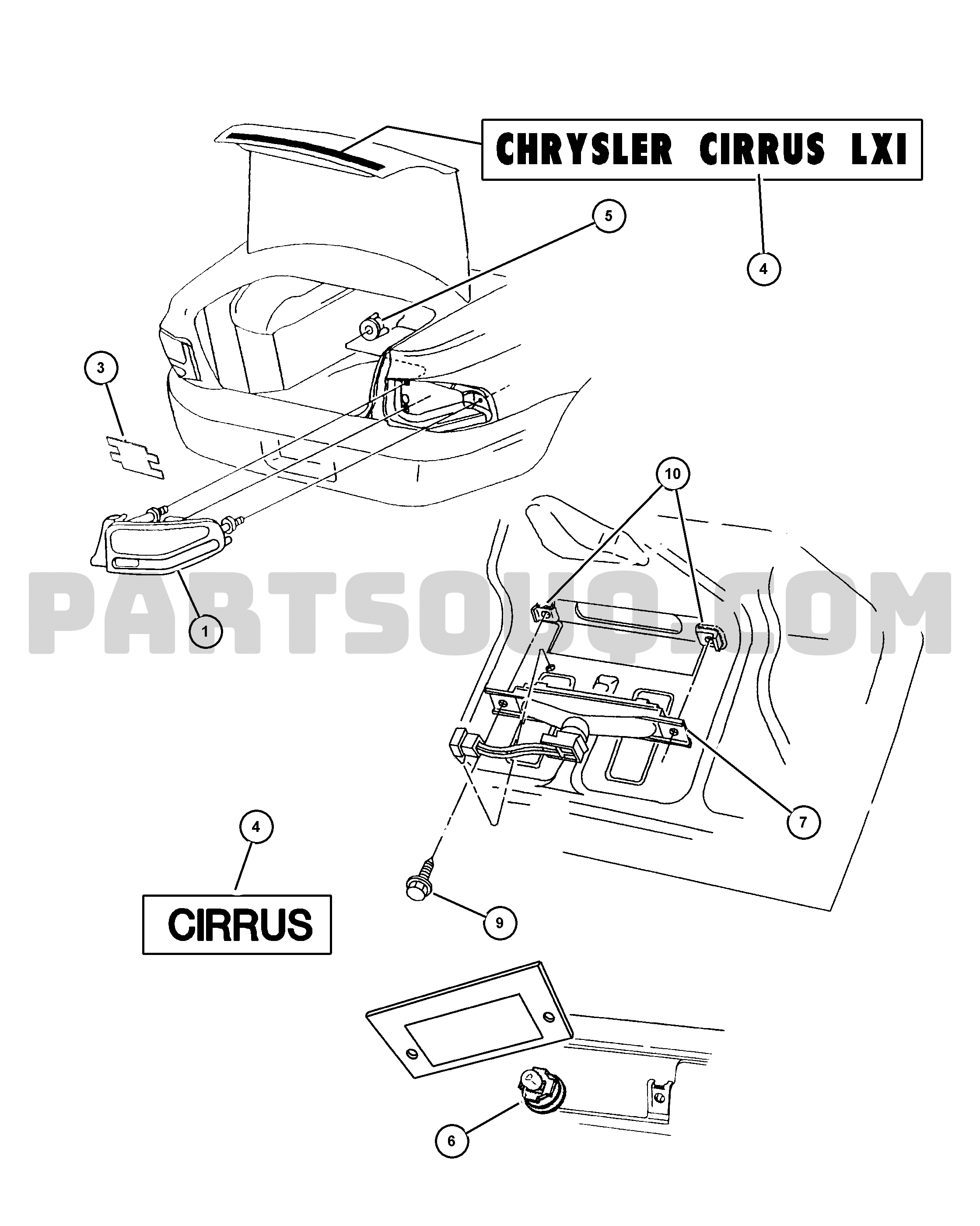 ELECTRICAL | Chrysler J2 - CIRRUS/ STRATUS (MEXICO) EXPORT 98J2