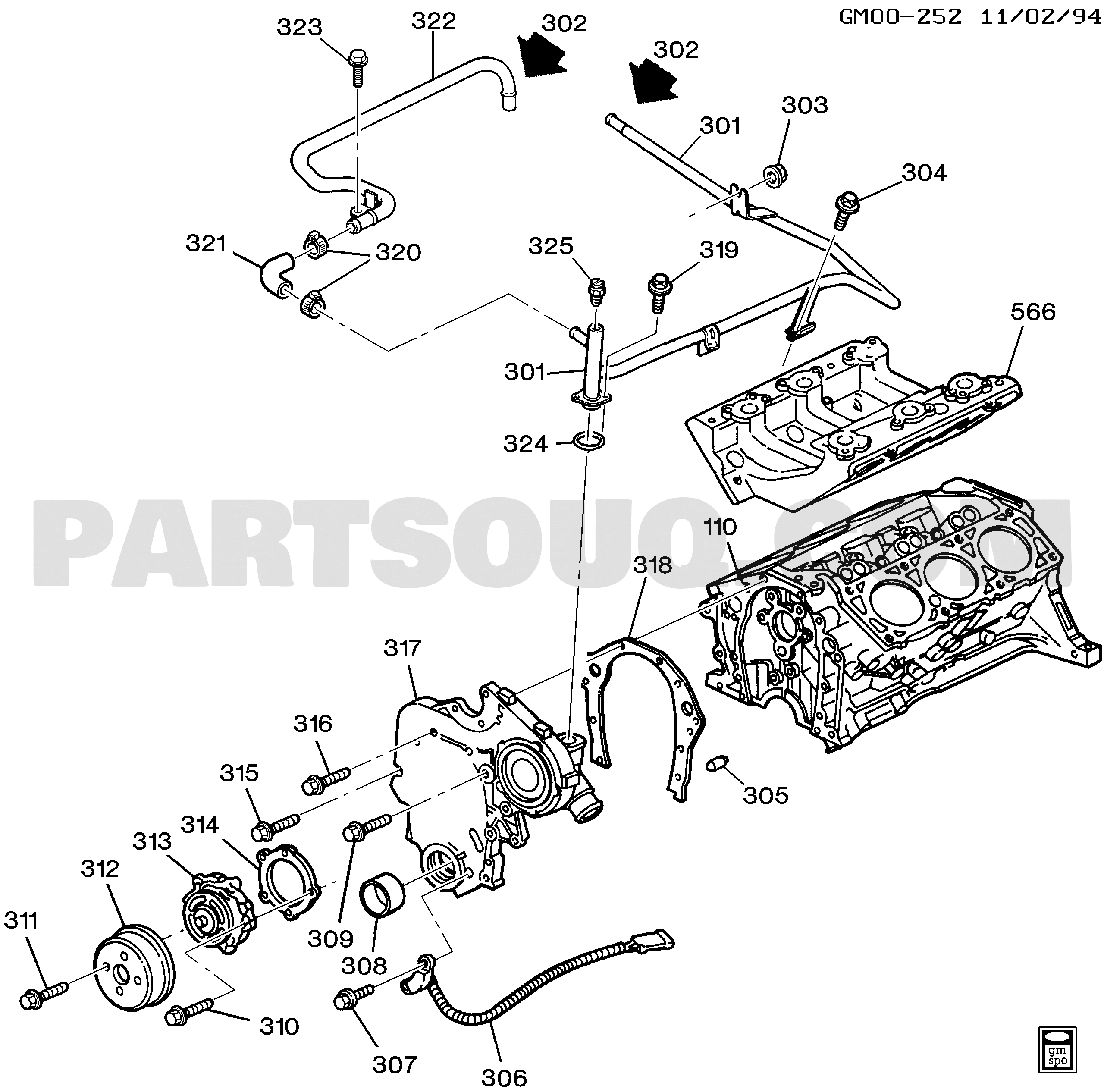 Cylinder Engine | Chevrolet Lumina 06.03.1997 1997 Parts ...