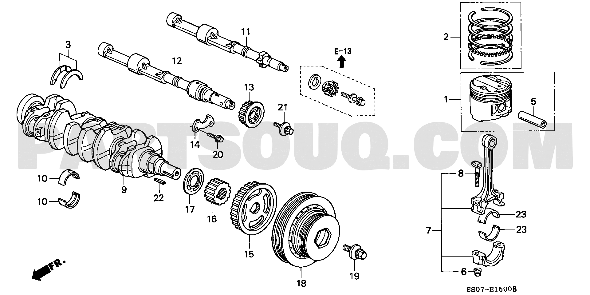 1. ENGINE | Honda PRELUDE Europe 17SS001 Parts Catalogs | PartSouq