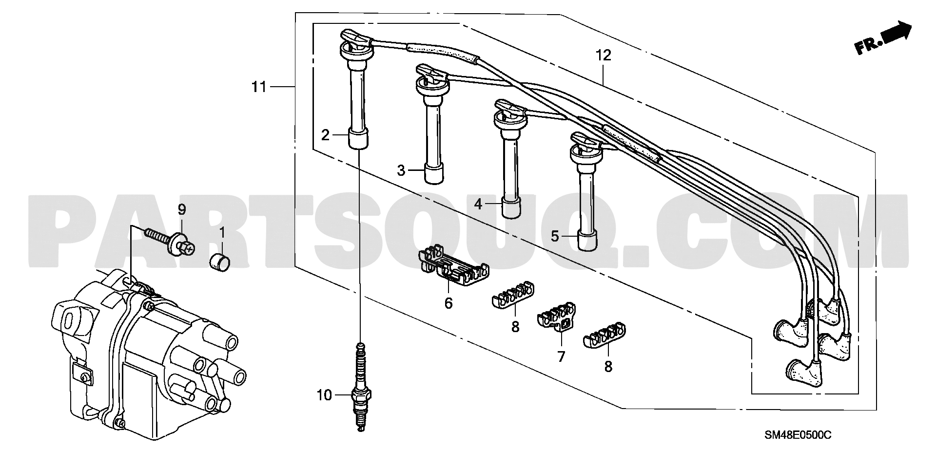 1. MOTOR | Honda ACCORD Europe 18SM401 Catálogos de piezas | PartSouq