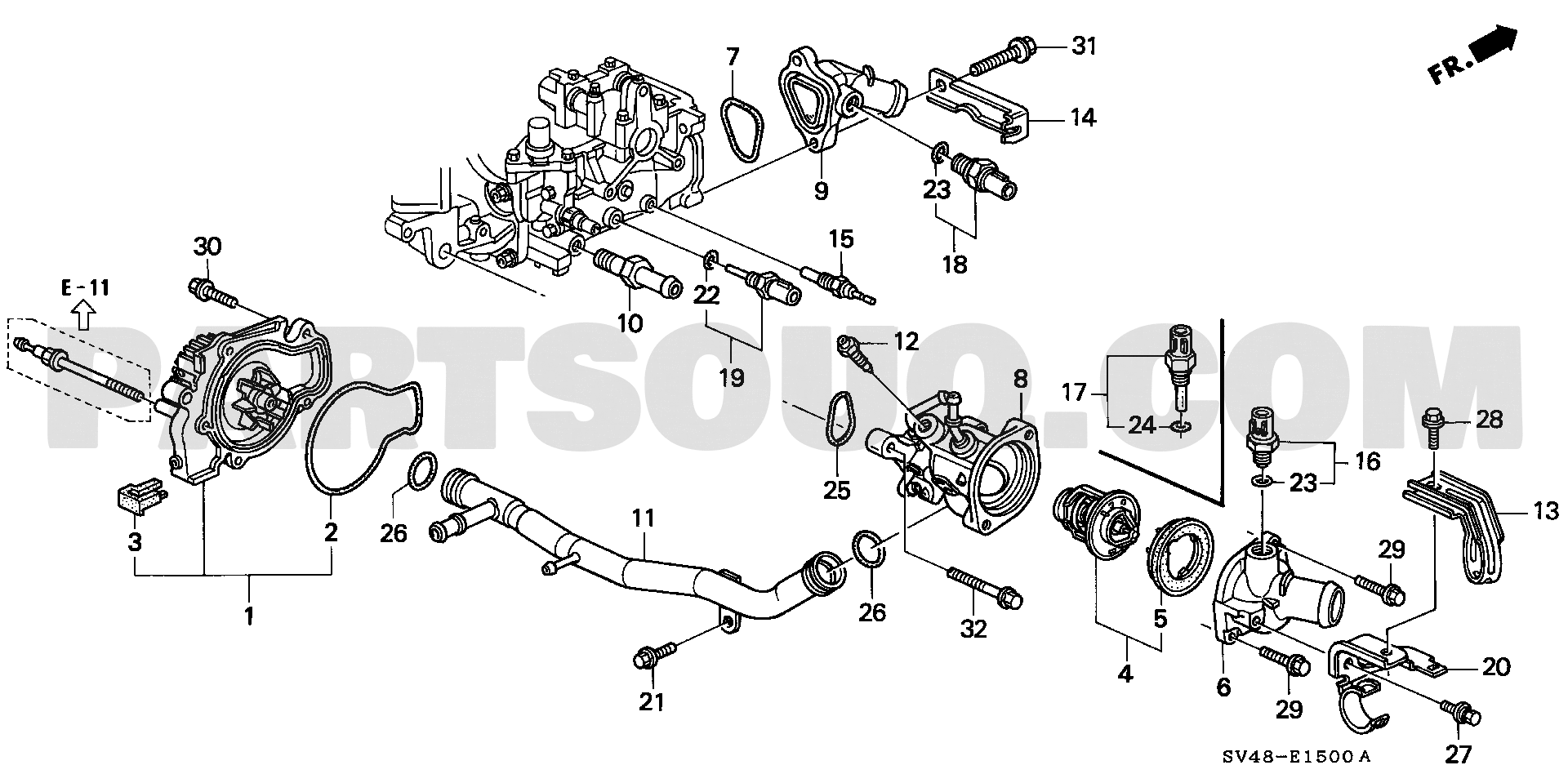 1. ENGINE | Honda ACCORD General 18SV401 Parts Catalogs | PartSouq