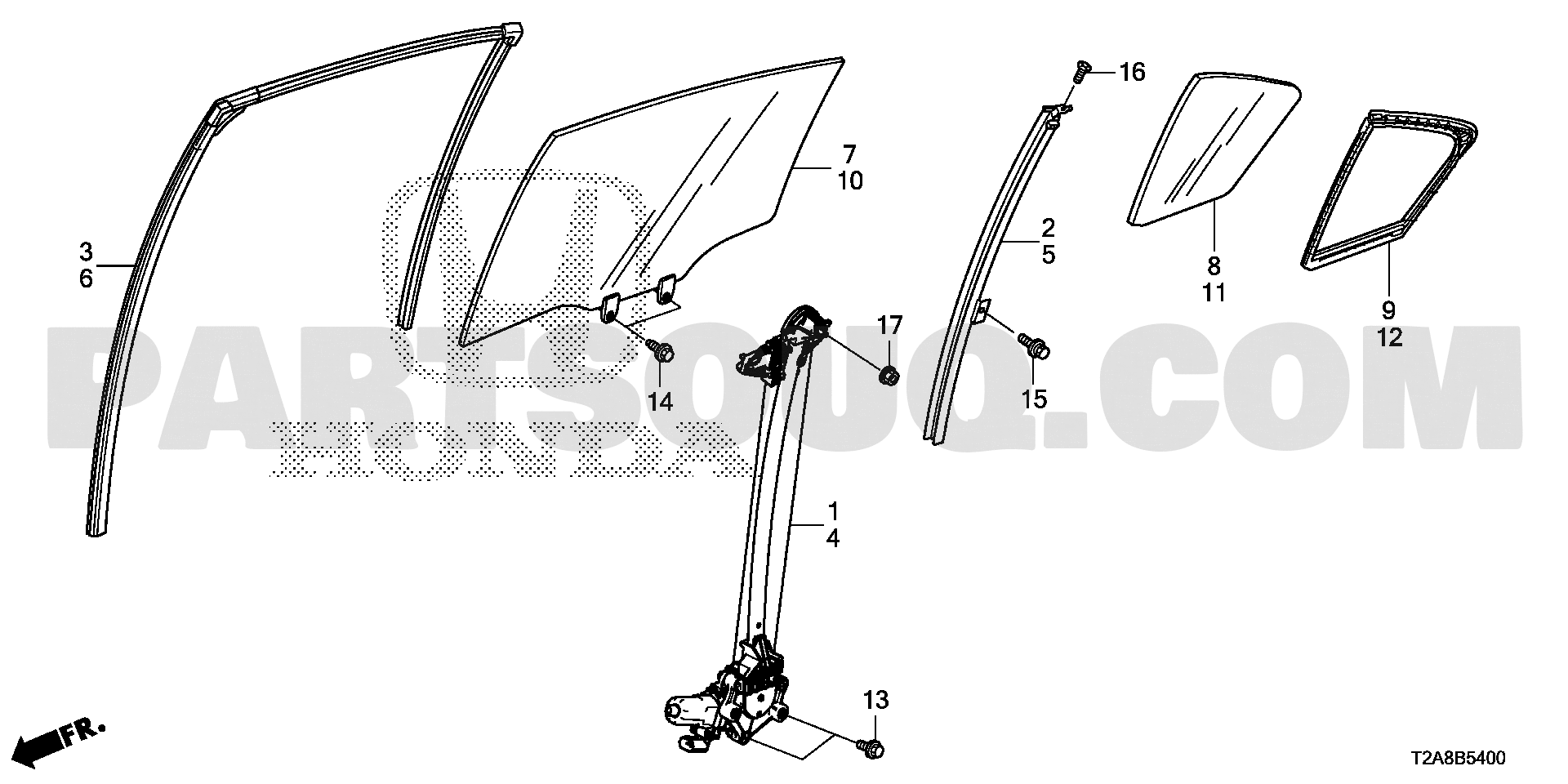 6. BODY PARTS | Honda ACCORD General 18T2AD01 Parts Catalogs