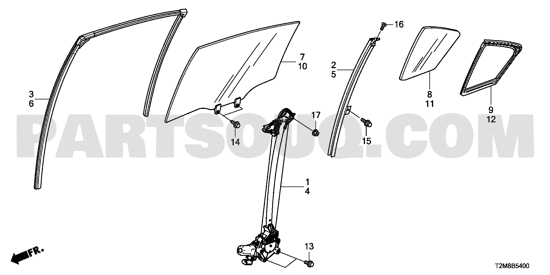 6. BODY PARTS | Honda ACCORD General 18T2MD01 Parts Catalogs
