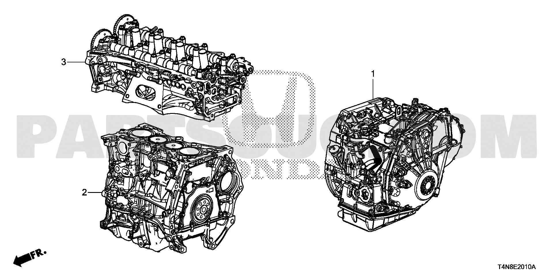 1. ENGINE | Honda JADE General 18T4NF01 Parts Catalogs | PartSouq