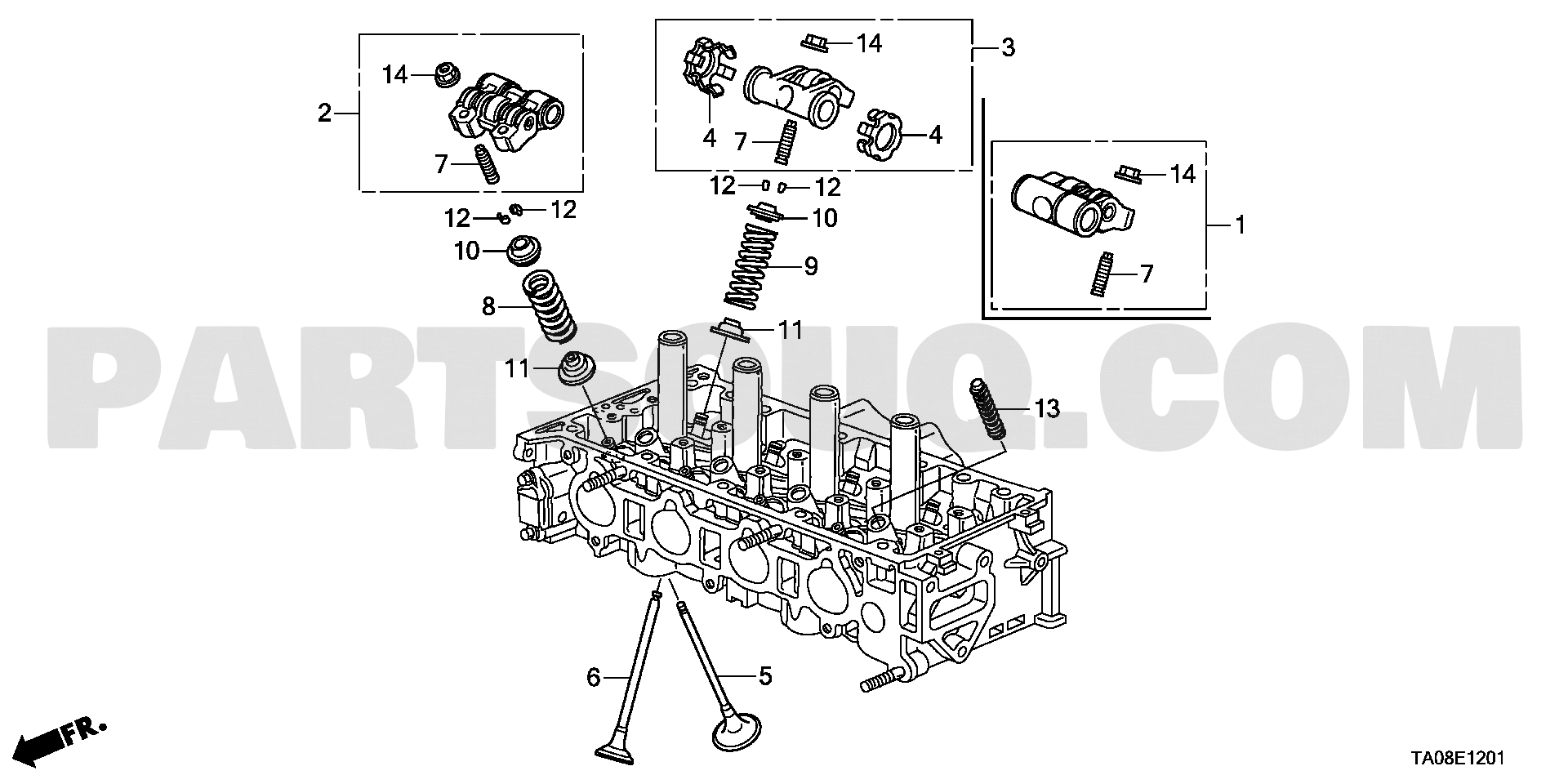 1. ENGINE | Honda ACCORD General 18TA0801 Parts Catalogs | PartSouq