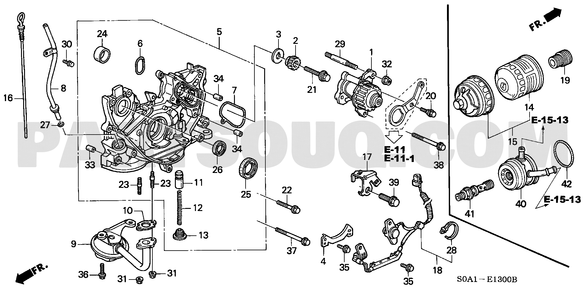 1. エンジン | Honda ACCORD 4D Japan E-CF4 Parts Catalogs | PartSouq