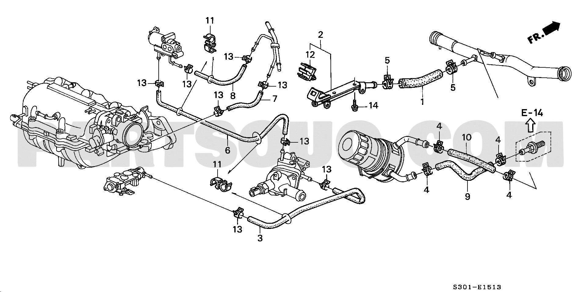 1. エンジン | Honda PRELUDE Japan ﾅﾋﾞｹﾞｰｼｮﾝ Parts Catalogs | PartSouq