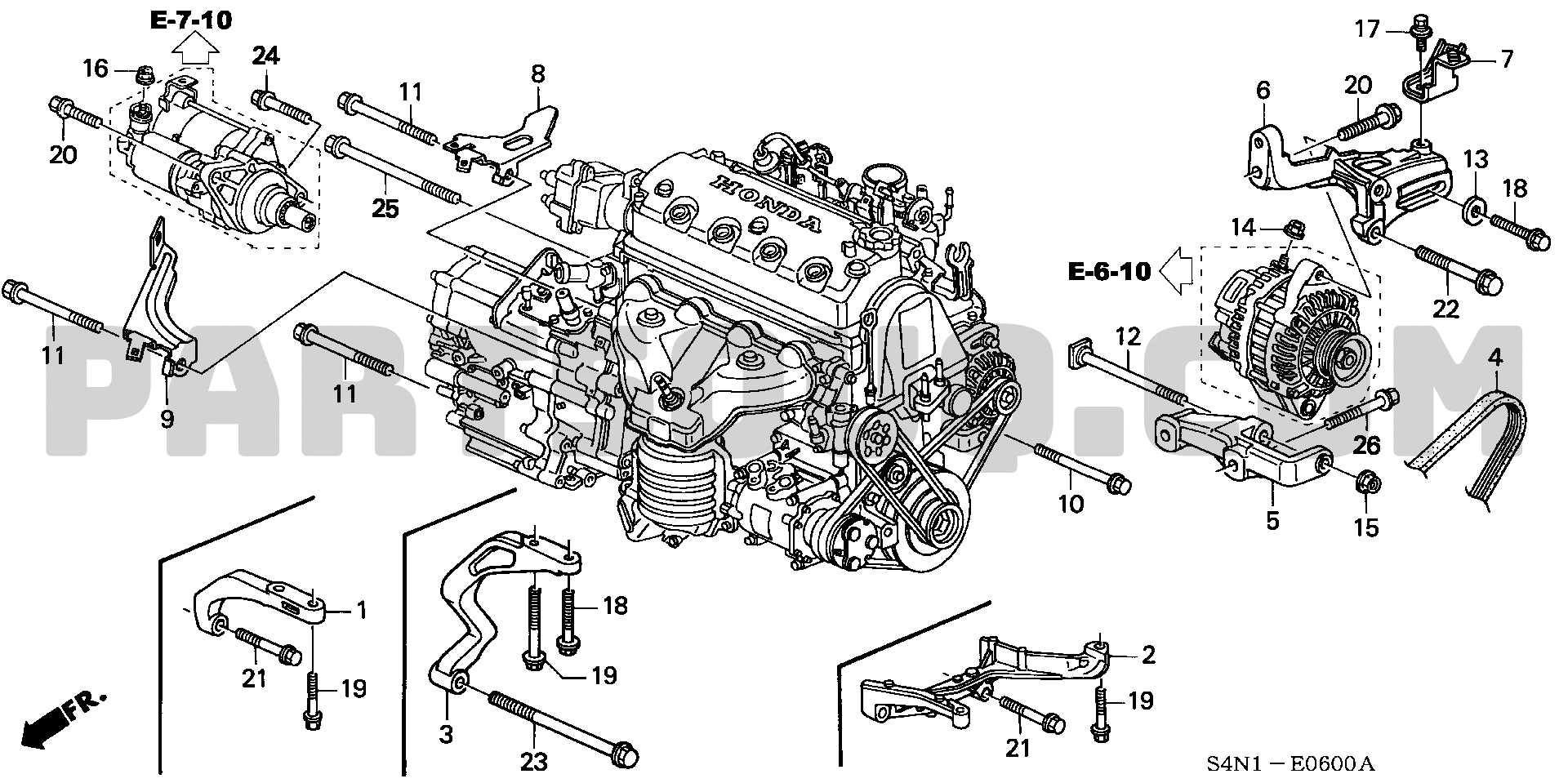 エンジン | Honda HR-V 5D Japan LA-GH3 Parts Catalogs | PartSouq