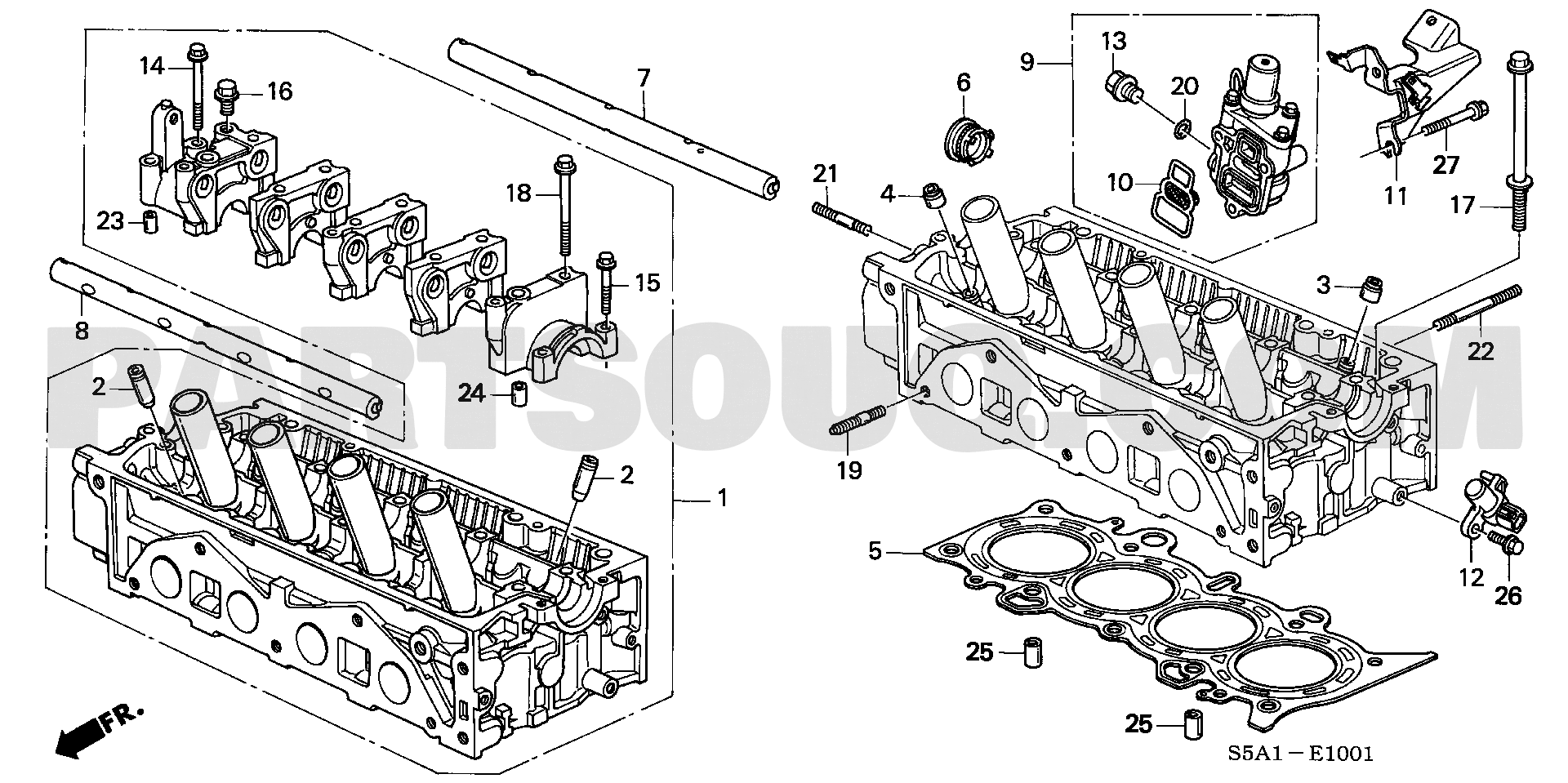1. エンジン | Honda CIVIC FERIO Japan 11S5A01 Parts Catalogs