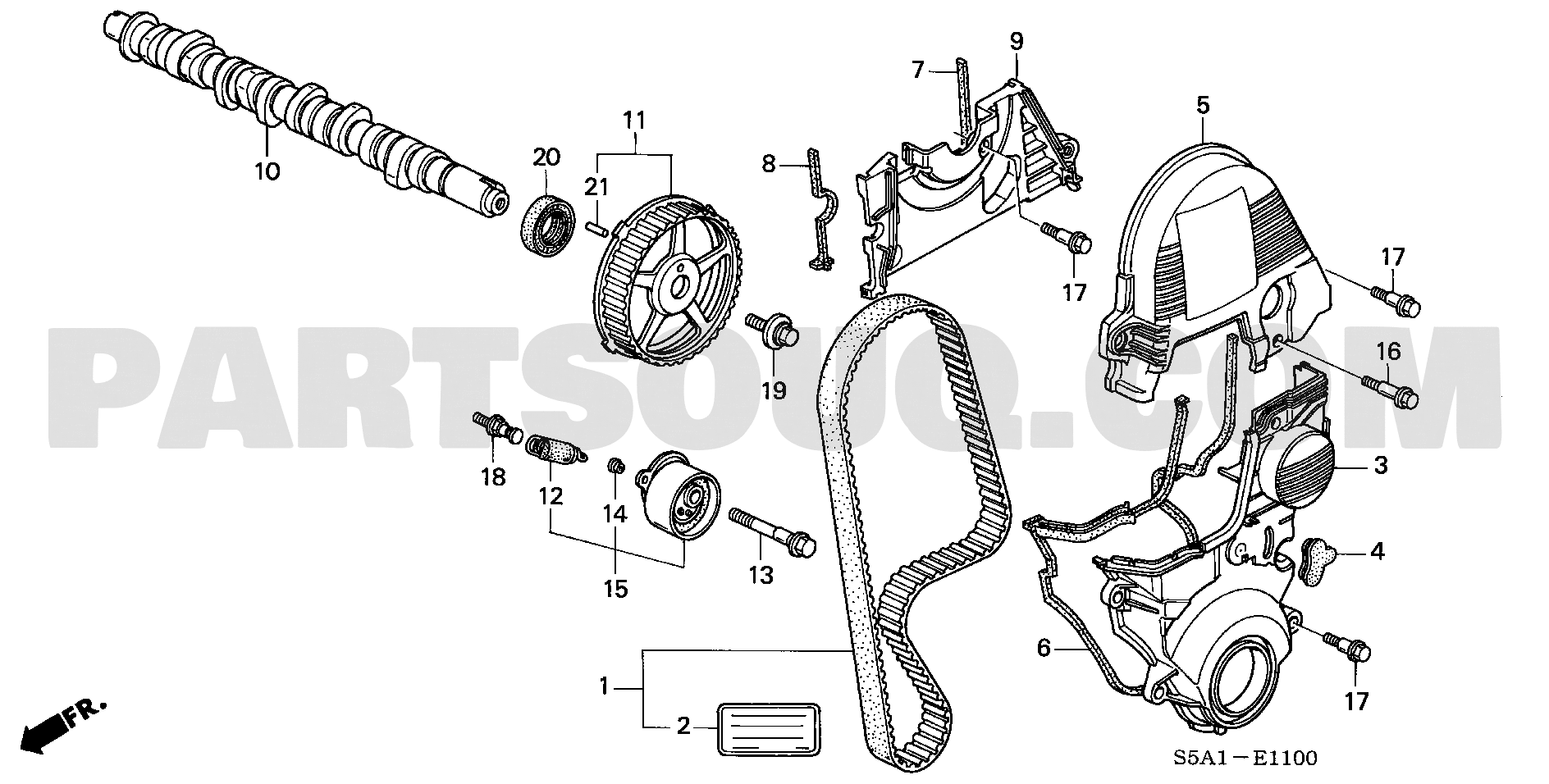 1. エンジン | Honda CIVIC FERIO Japan 11S5A01 Parts Catalogs