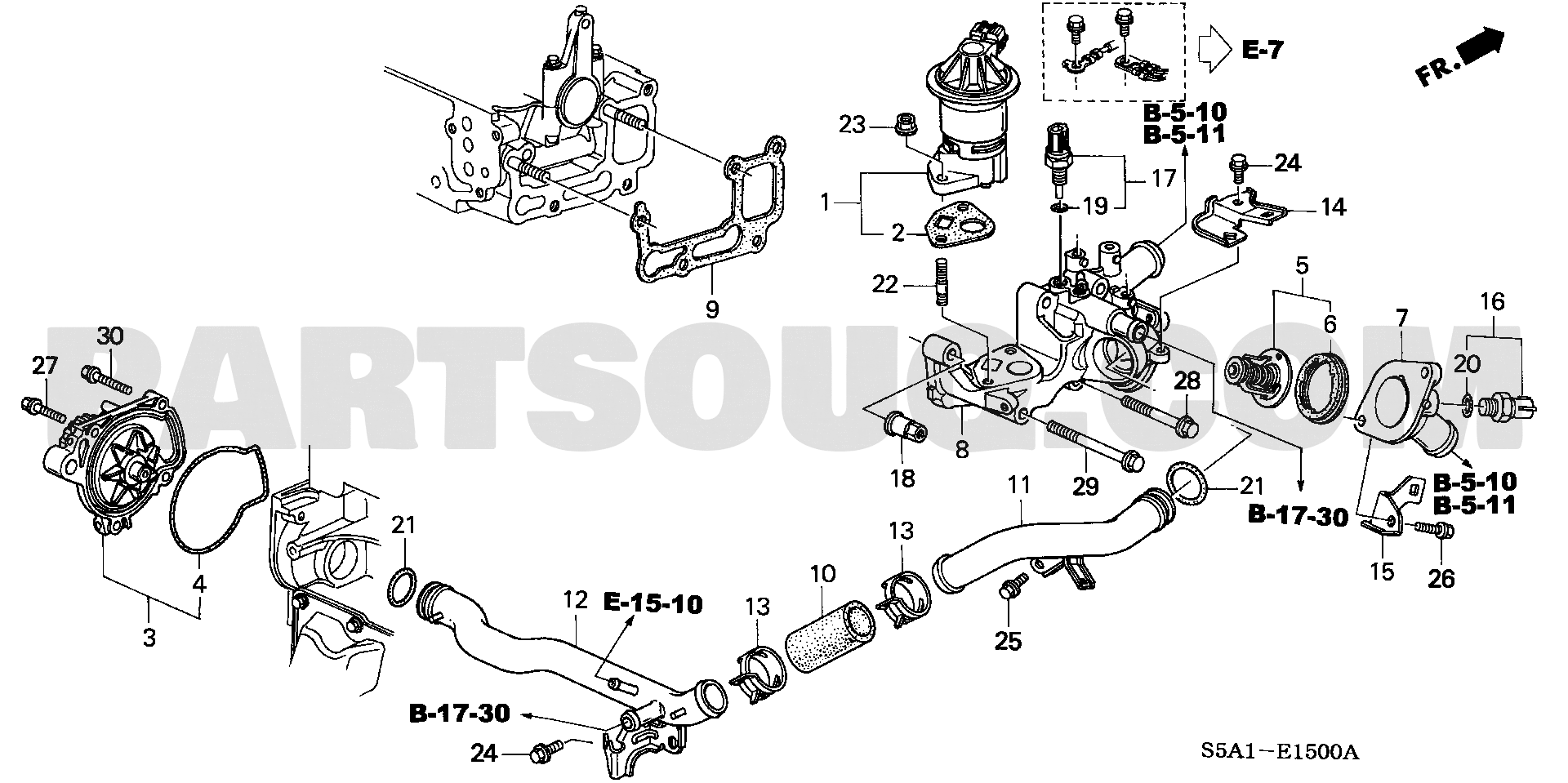 1. エンジン | Honda CIVIC FERIO Japan 11S5A01 Parts Catalogs