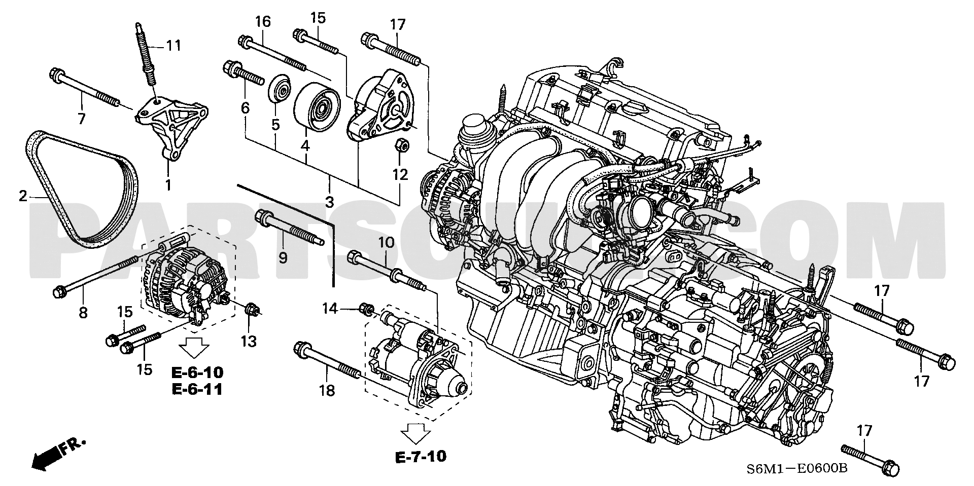 1. エンジン | Honda INTEGRA 3D Japan ABA-DC5 Parts Catalogs | PartSouq