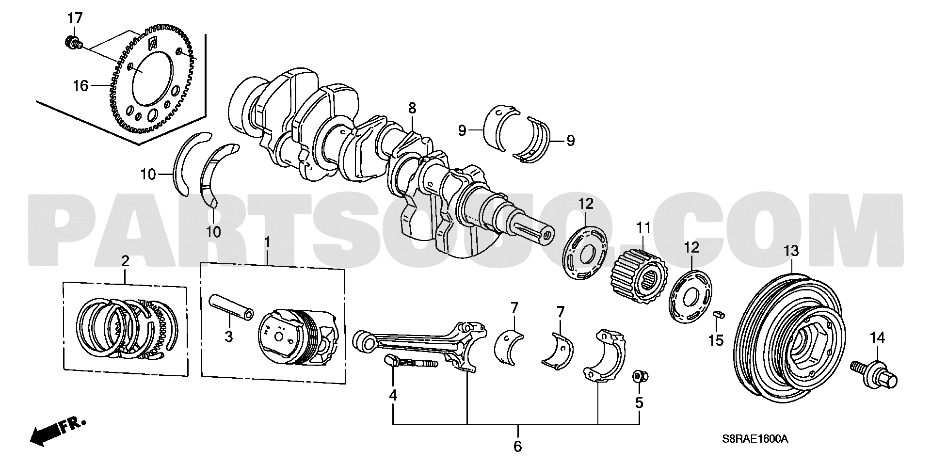 1. エンジン | Honda VAMOS Japan ABS Parts Catalogs | PartSouq