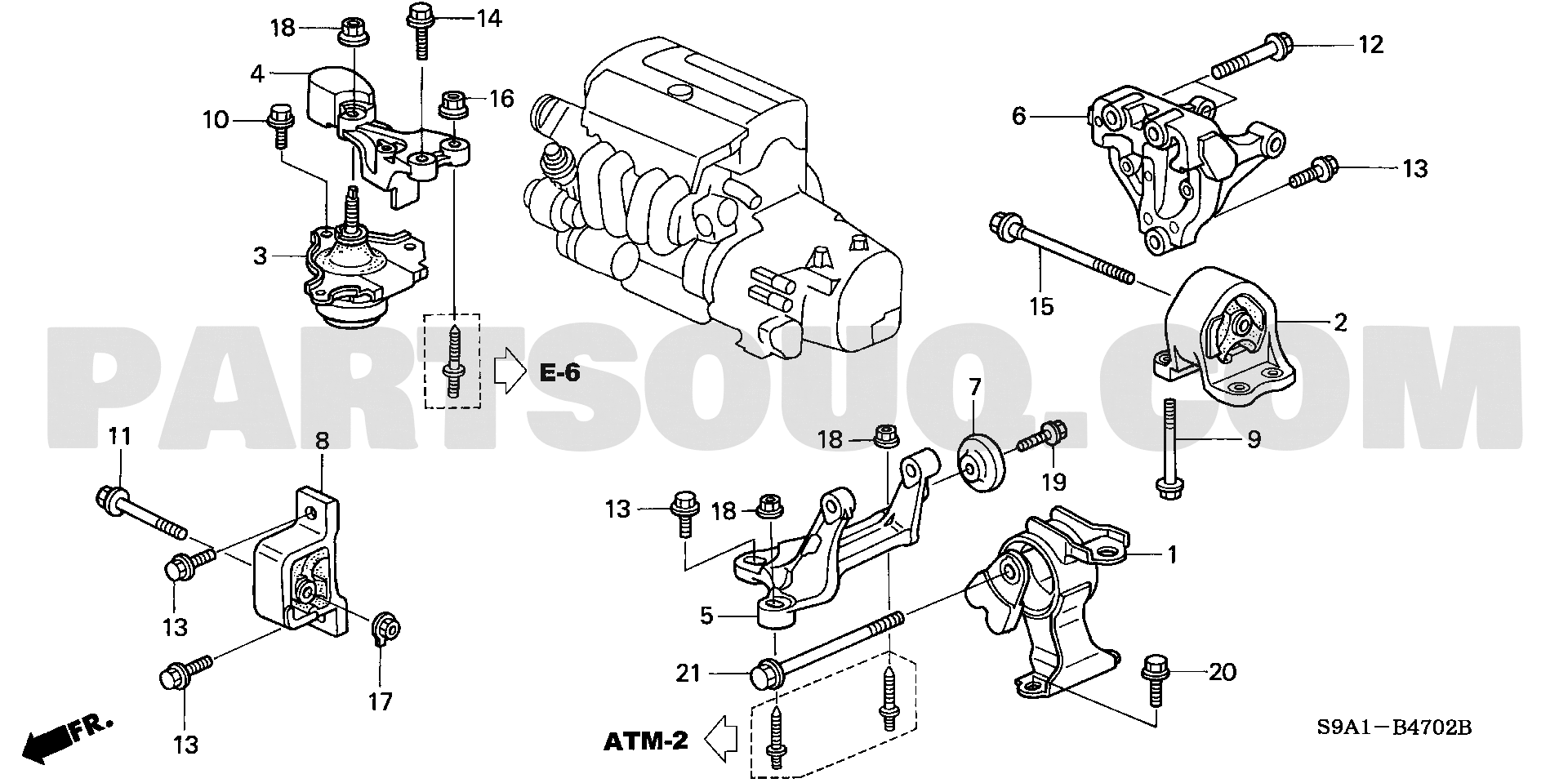 6. 車体 | Honda CR-V Japan LA-RD5 Parts Catalogs | PartSouq