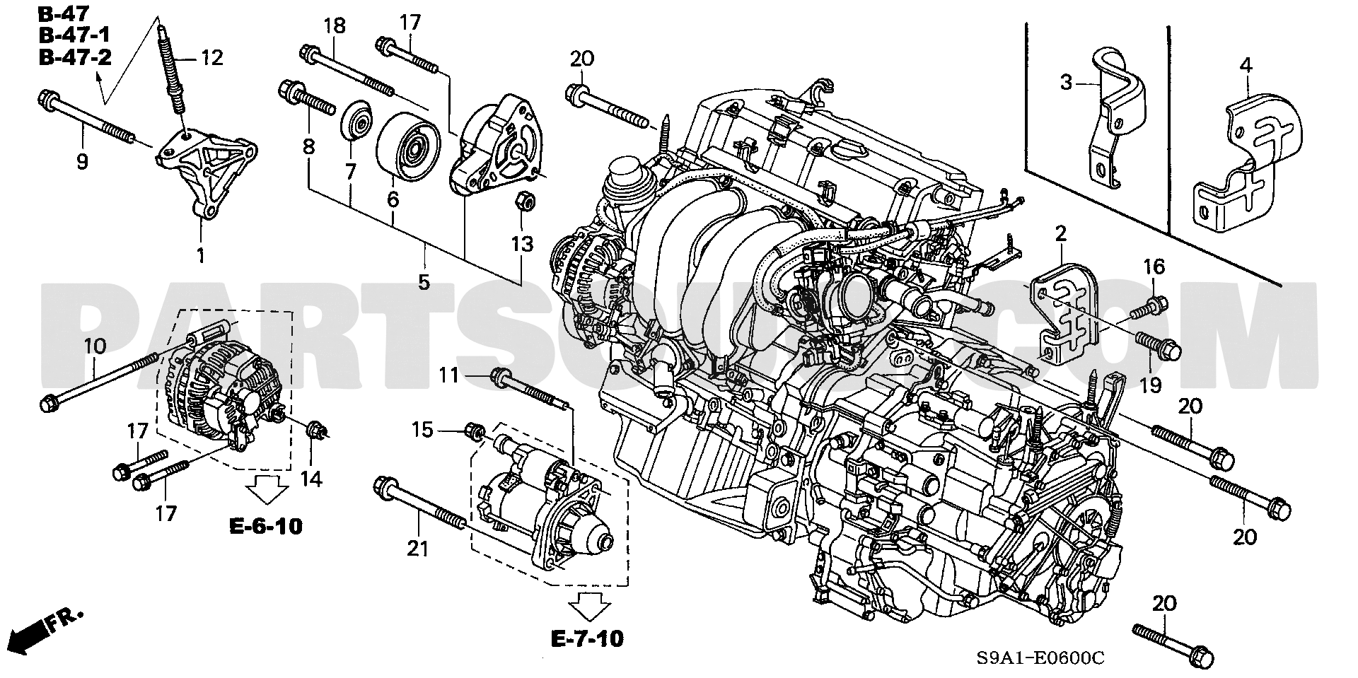 1. エンジン | Honda CR-V Japan LA-RD5 Parts Catalogs | PartSouq