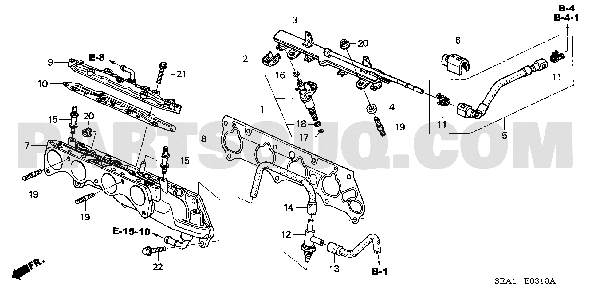 1. エンジン | Honda ACCORD 4D Japan CBA-CL7 Parts Catalogs | PartSouq