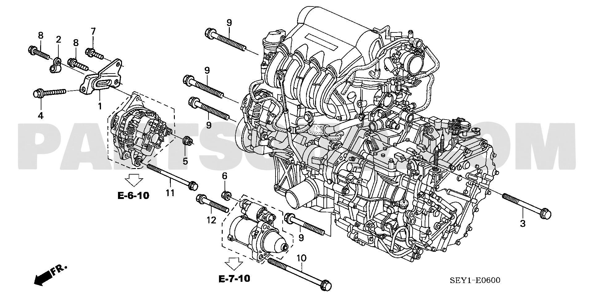 1. エンジン | Honda MOBILIO SPIKE Japan 11SEY01 Parts Catalogs