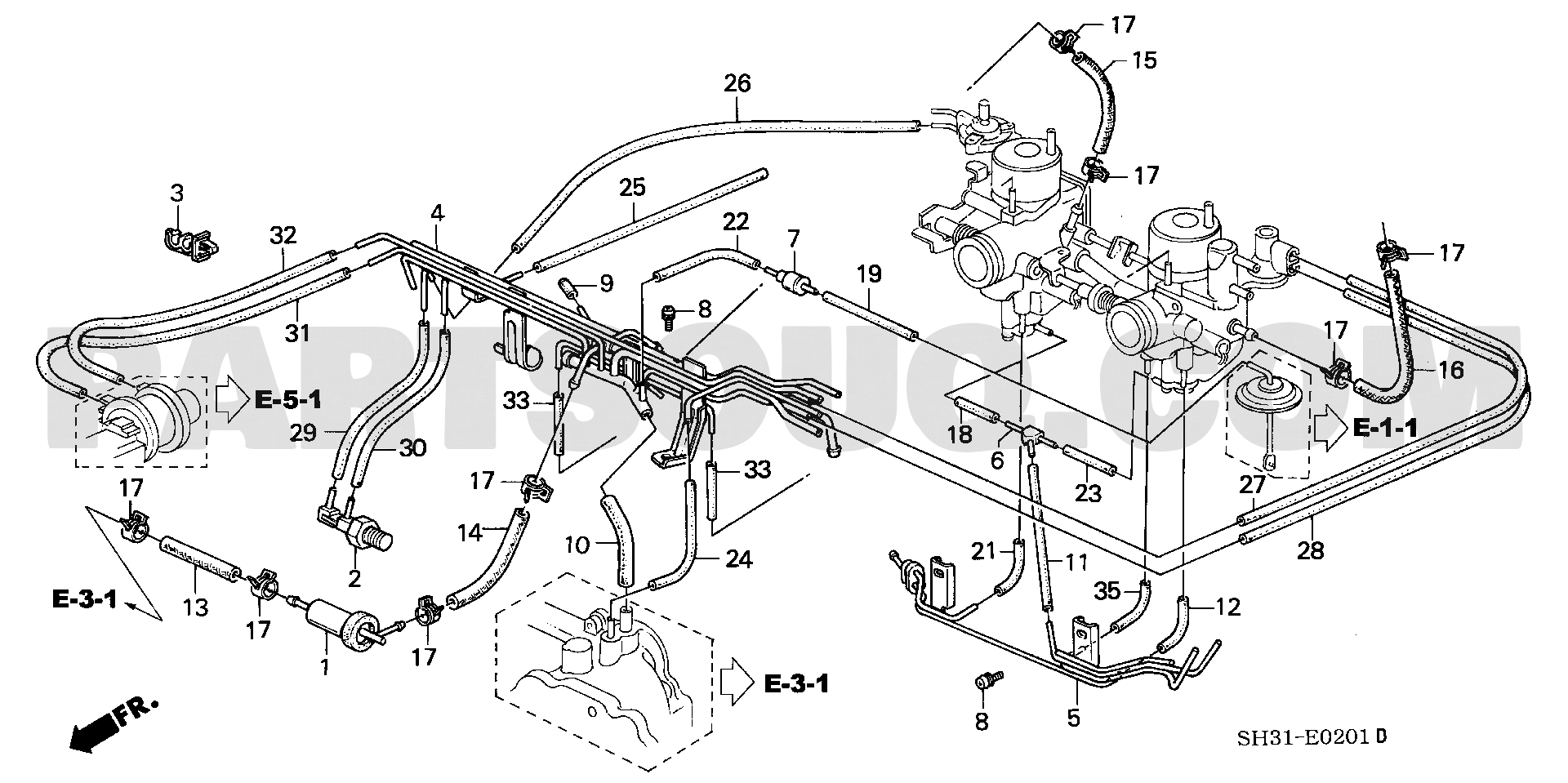 1. エンジン | Honda CIVIC 3D Japan E-EF2 Parts Catalogs | PartSouq