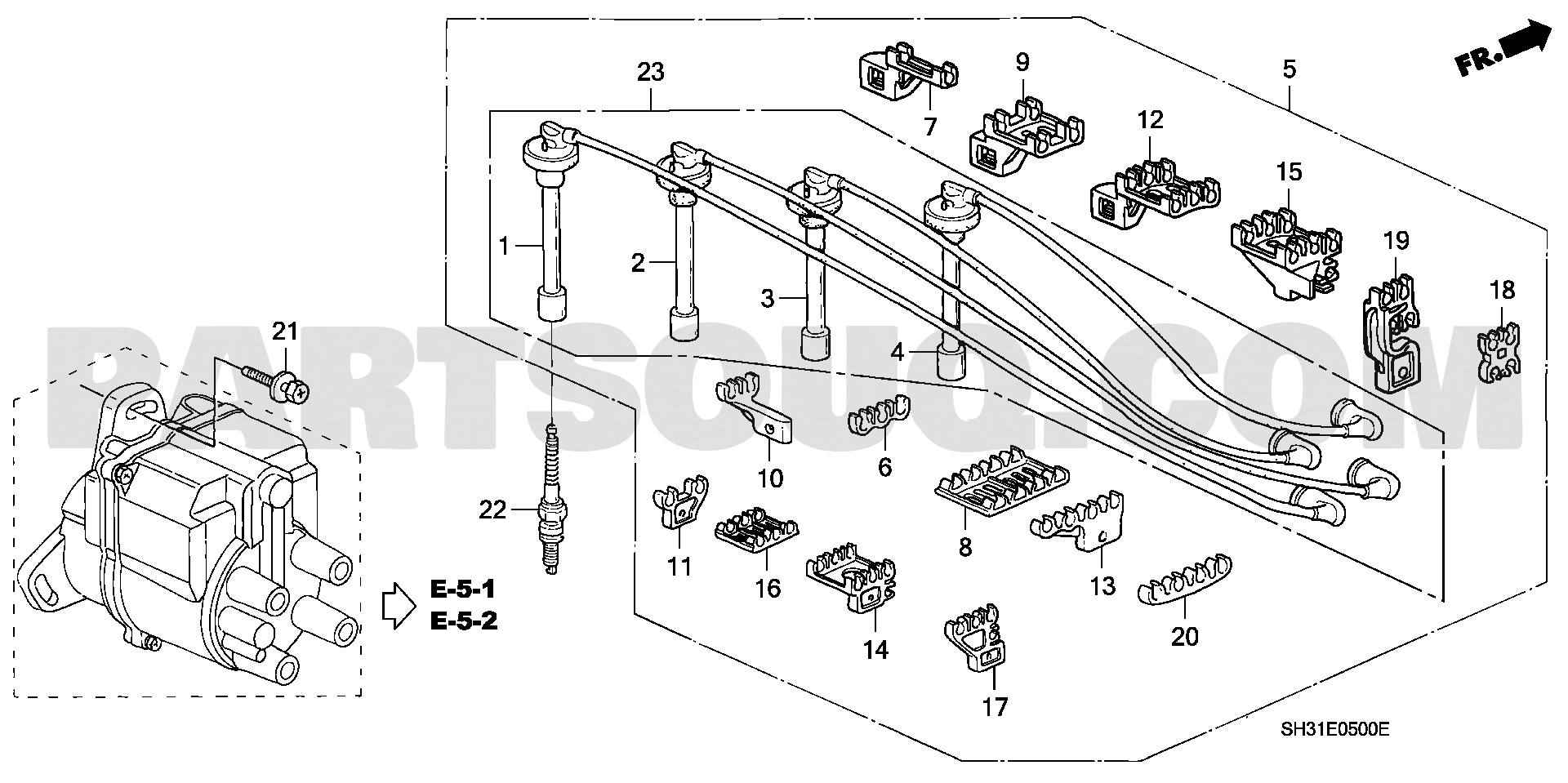 1. エンジン | Honda CIVIC 3D Japan E-EF2 Parts Catalogs | PartSouq