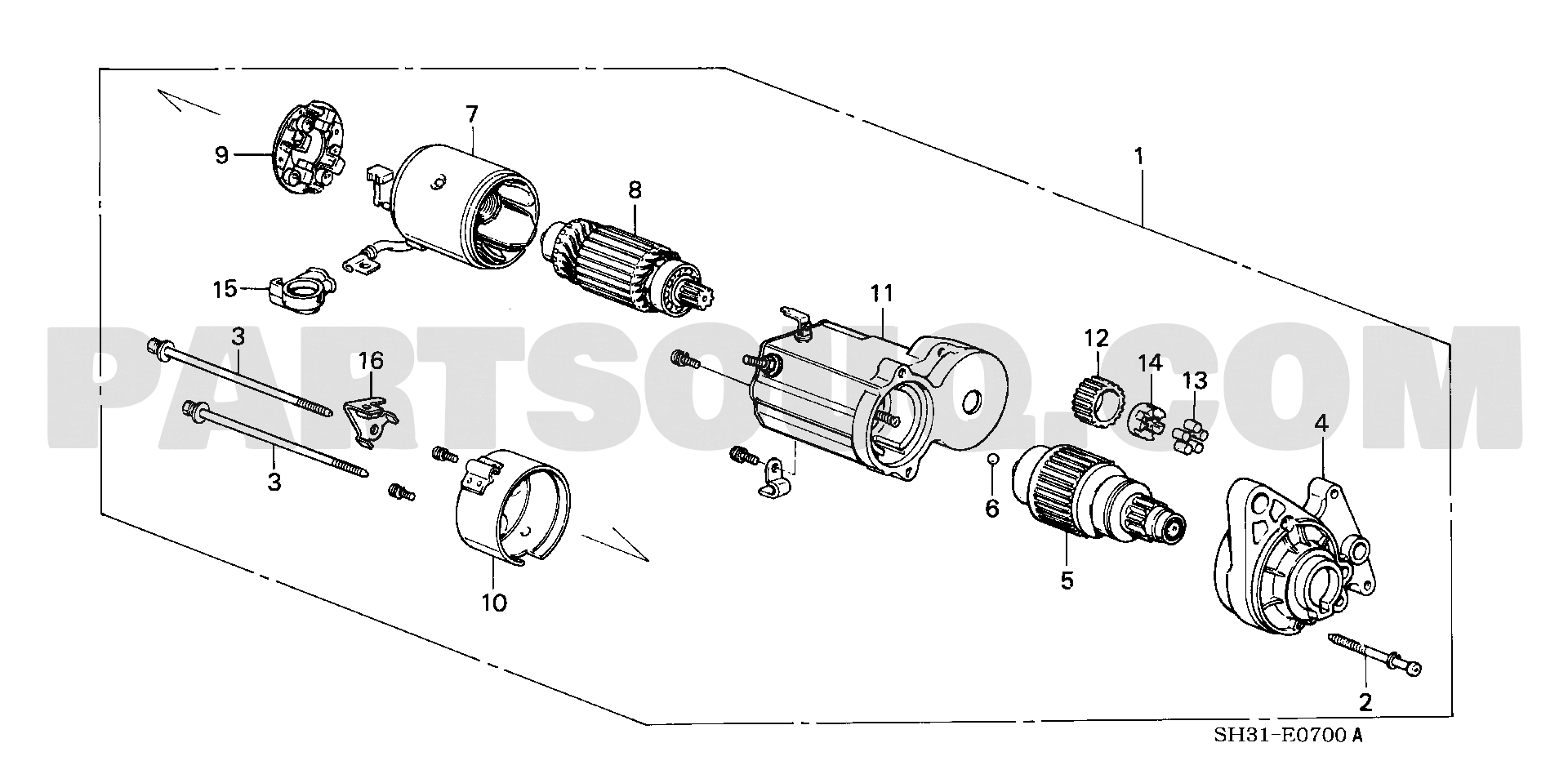 1. エンジン | Honda CIVIC 3D Japan E-EF2 Parts Catalogs | PartSouq