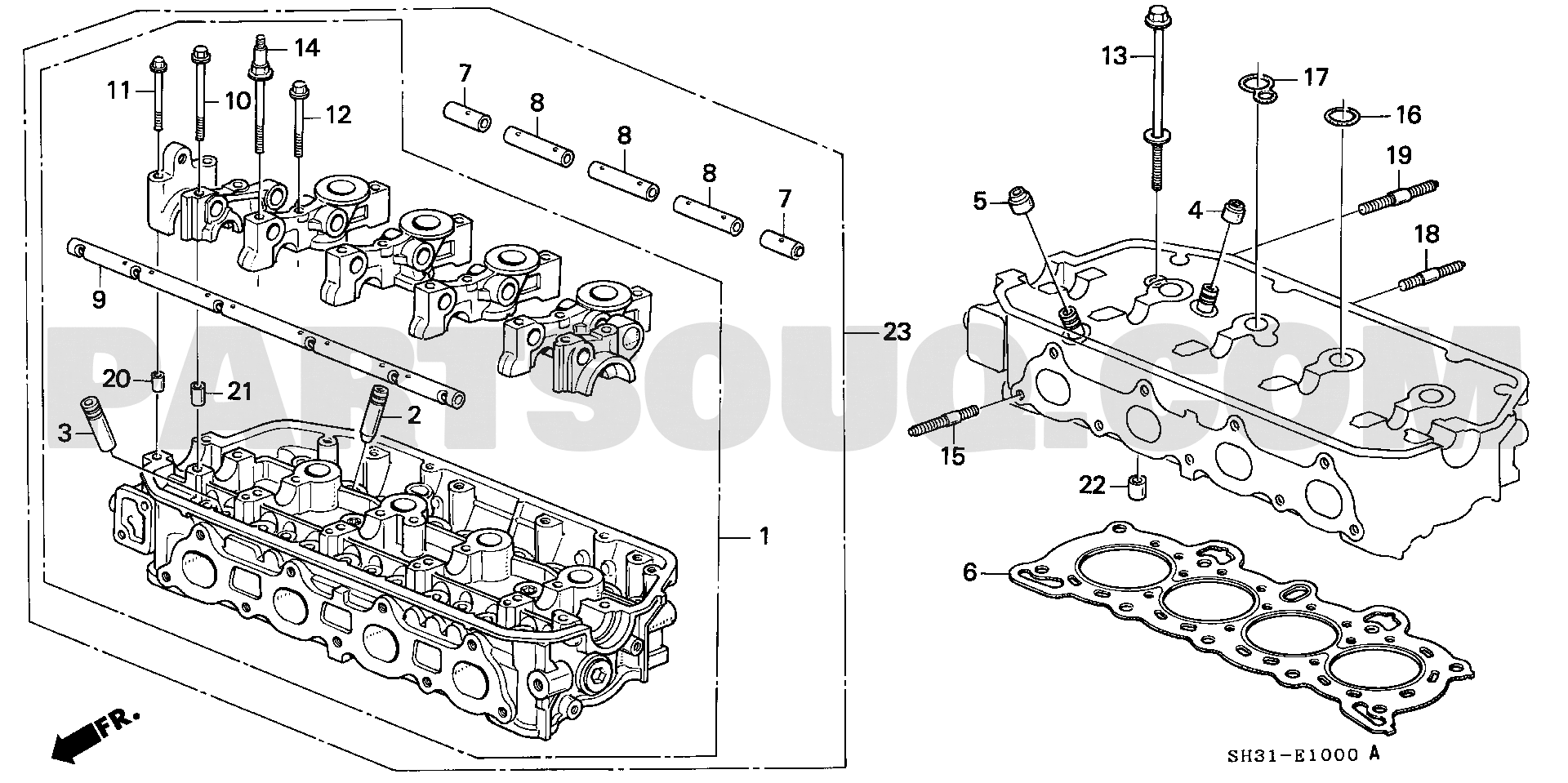 1. エンジン | Honda CIVIC 3D Japan E-EF2 Parts Catalogs | PartSouq