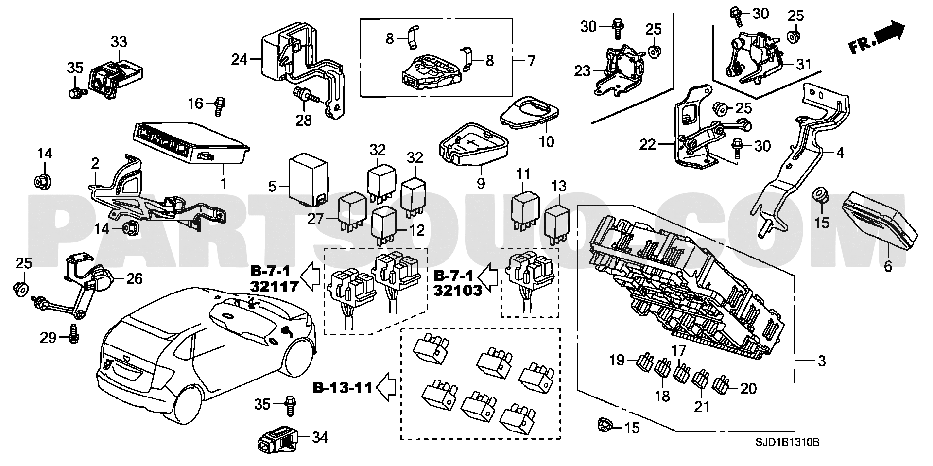 【HONDA】CB1100RB,RC,RD パーツカタログ～英語版～ 部品 修理 ホンダ（HONDA） CBR1100XXスーパーブラックバード パーツリスト 英語