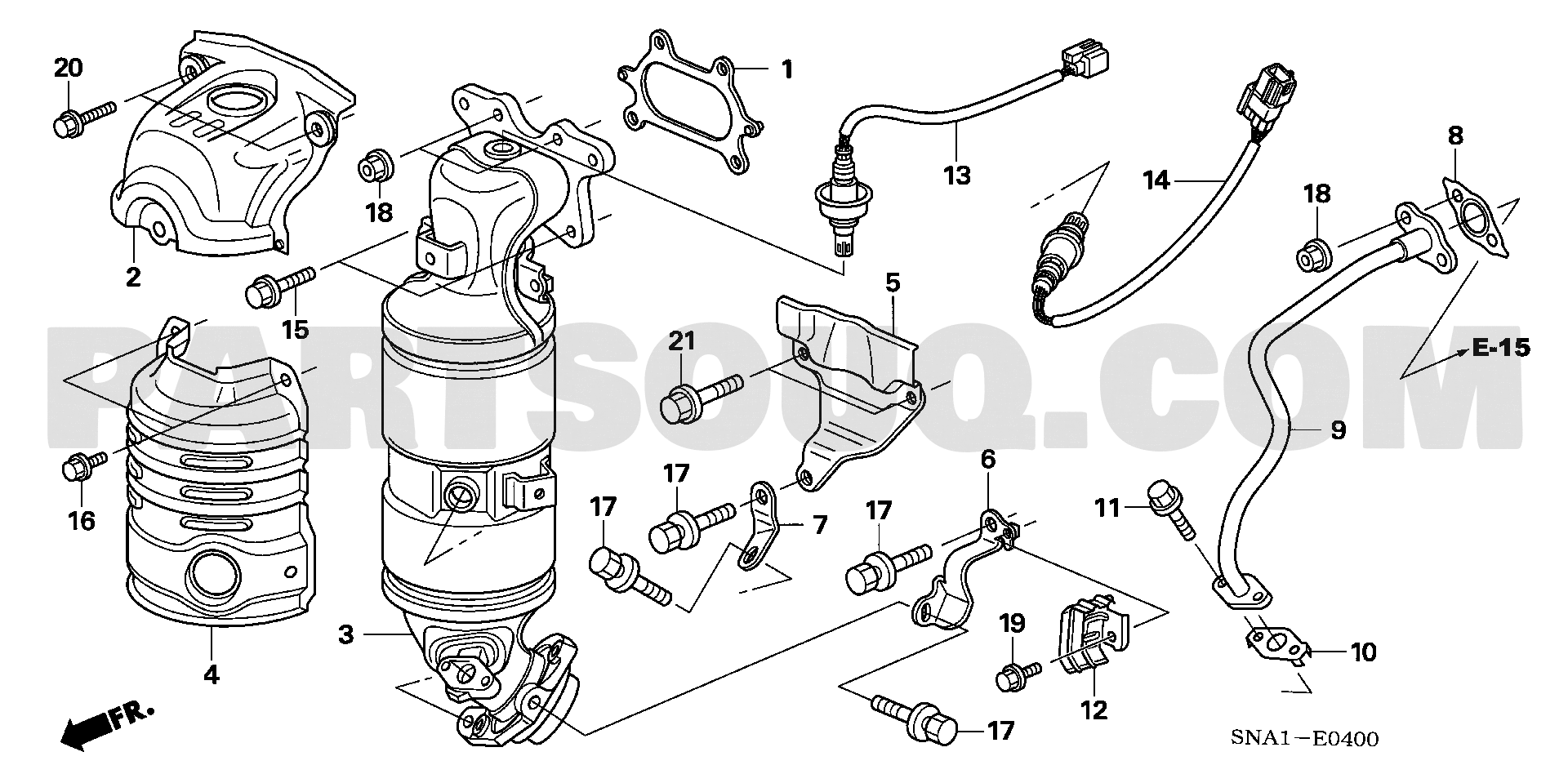 1. エンジン | Honda CIVIC 4D Japan DBA-FD1 Parts Catalogs | PartSouq