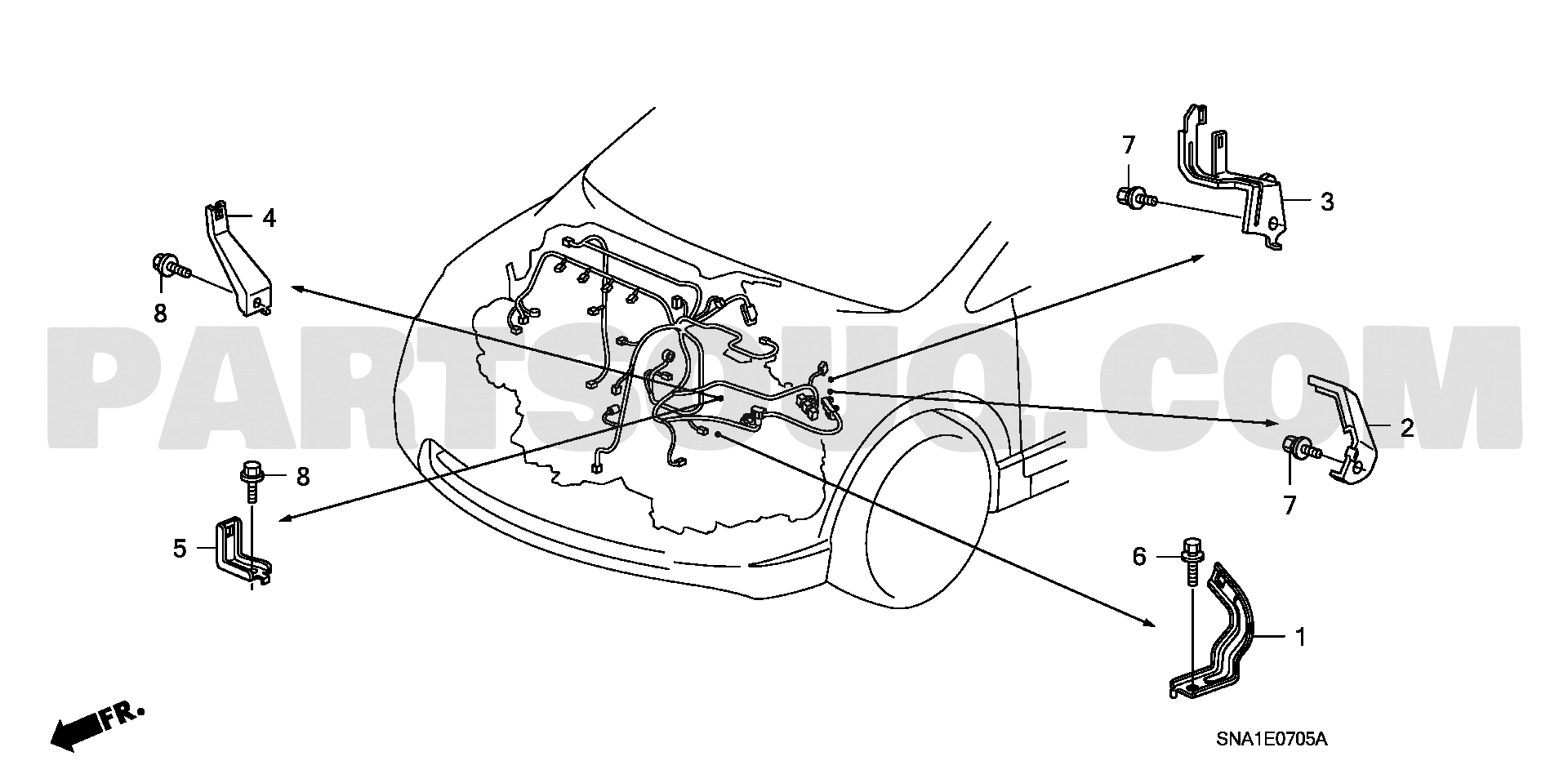 1. エンジン | Honda CIVIC 4D Japan DBA-FD1 Parts Catalogs | PartSouq