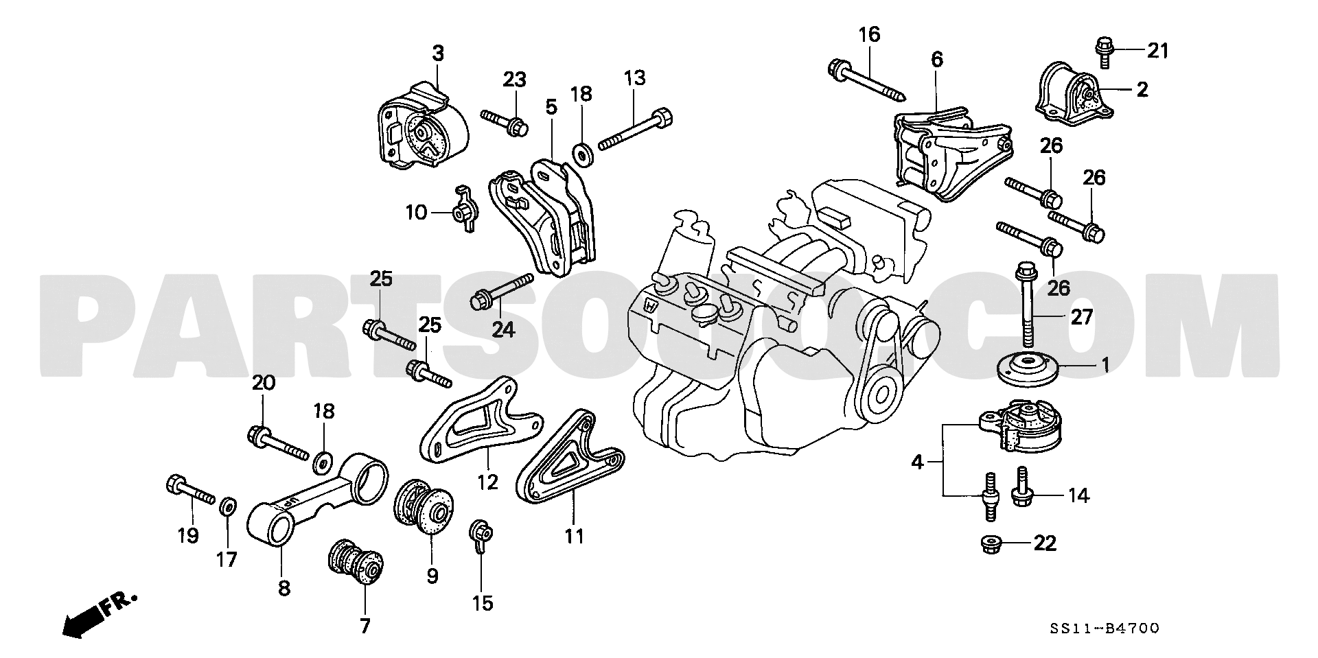 6. 車体 | Honda BEAT Japan E-PP1 Parts Catalogs | PartSouq