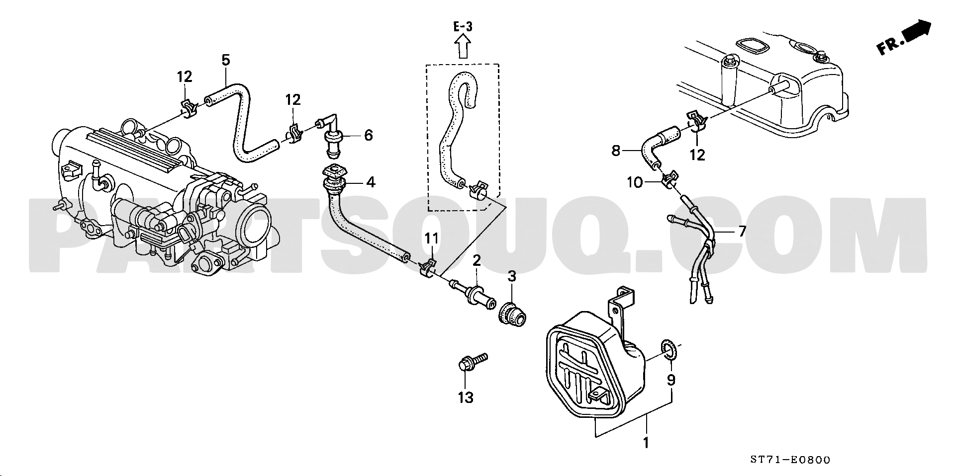 1. エンジン | Honda INTEGRA 3D Japan 11ST701 Parts Catalogs | PartSouq