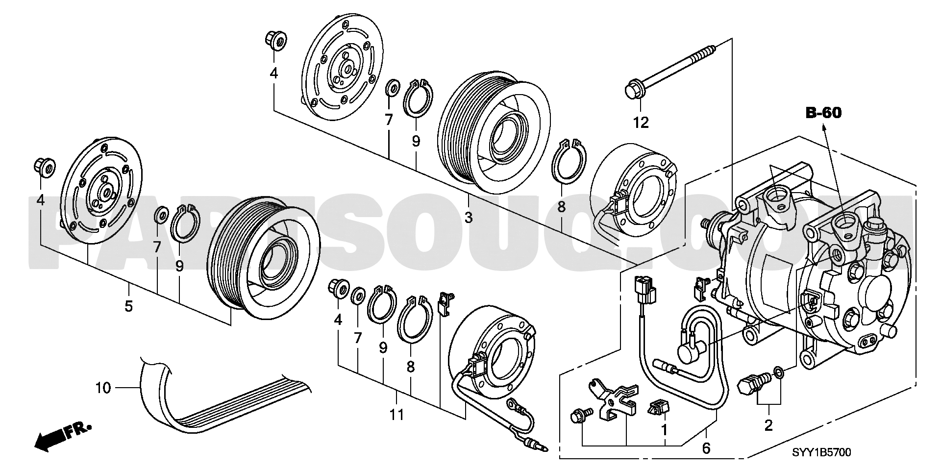 6. 車体 | Honda FREED Japan DBA-GB3 Parts Catalogs | PartSouq