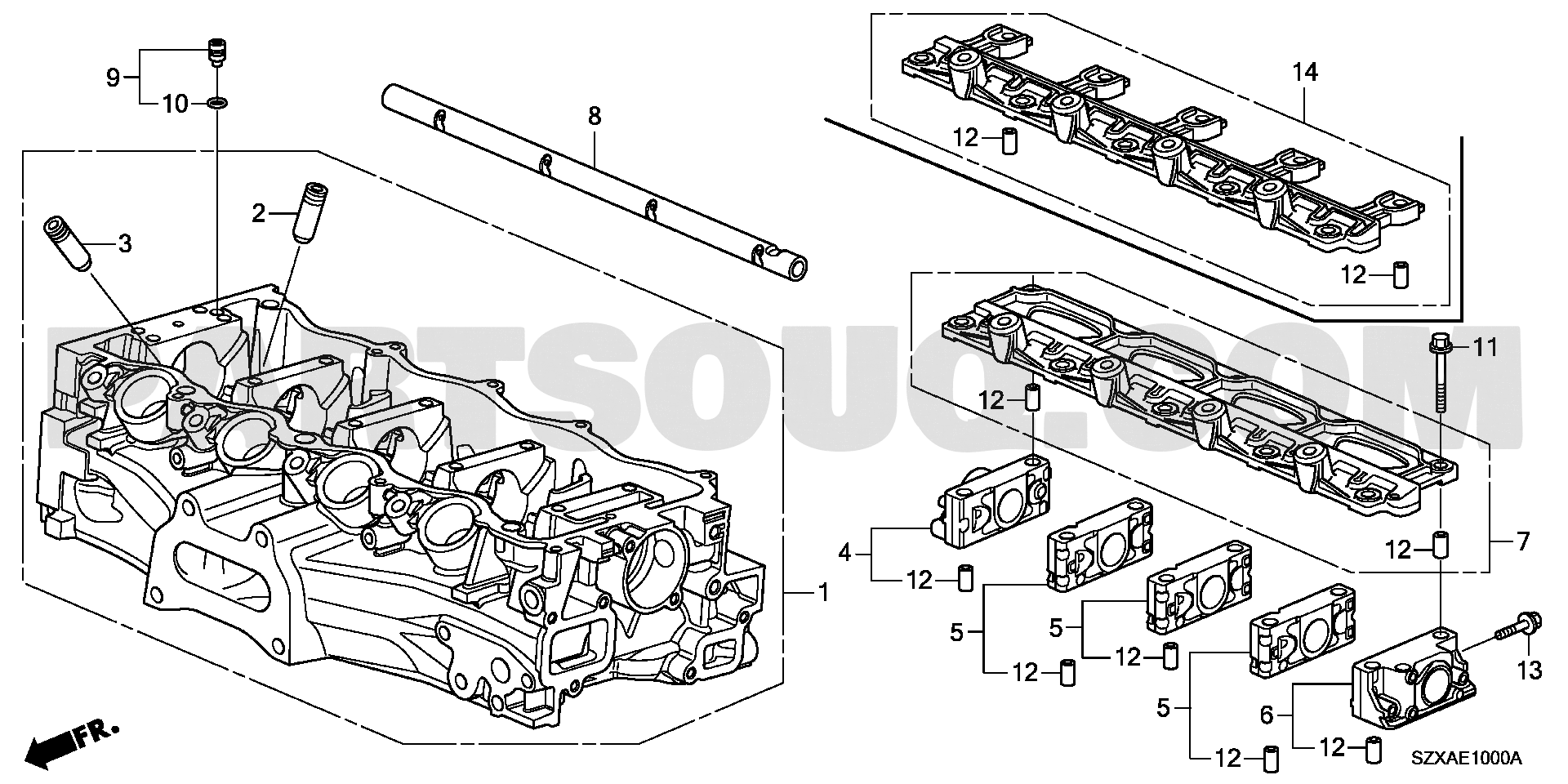 Honda STEP WGN 電子配線図 DBA-RP1-4型 1. エンジン | Honda STEP WGN SPADA Japan DBA-RK5 Parts Catalogs
