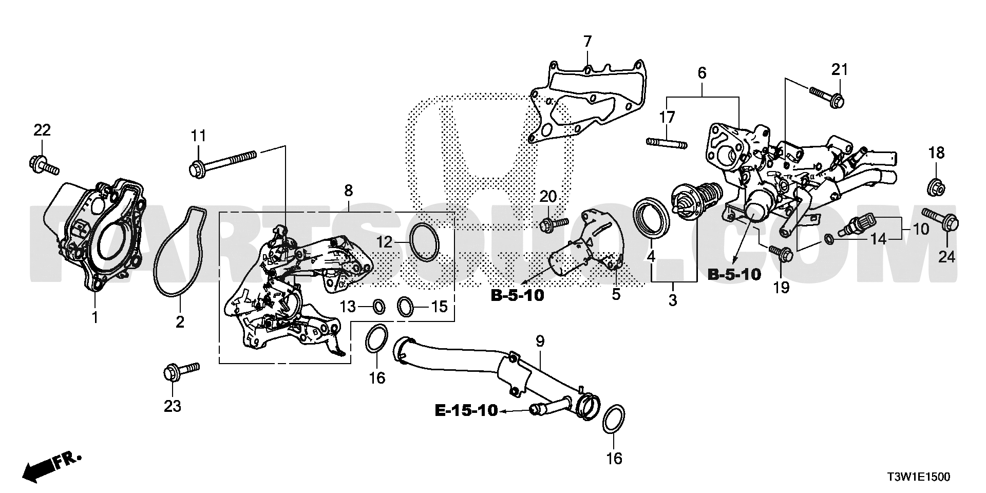 1. エンジン | Honda ACCORD HYBRID Japan DAA-CR6 Parts Catalogs
