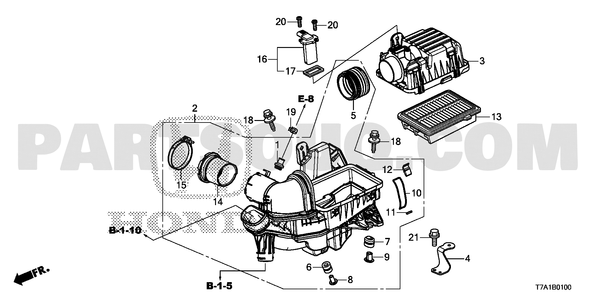 3. 電装／吸排気／ヒーター | Honda VEZEL Japan DBA-RU1 Parts