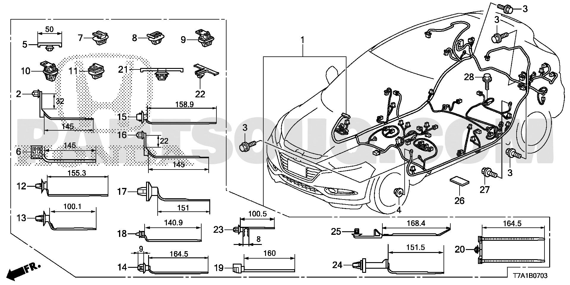 3. 電装／吸排気／ヒーター | Honda VEZEL Japan DBA-RU1 Parts
