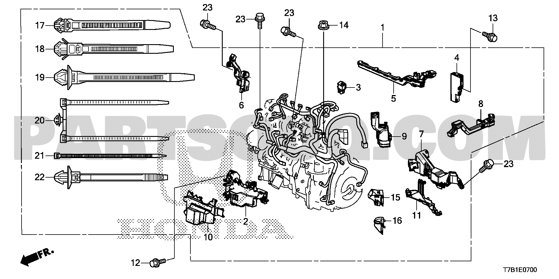 1. エンジン | Honda VEZEL HYBRID Japan DAA-RU3 Parts Catalogs