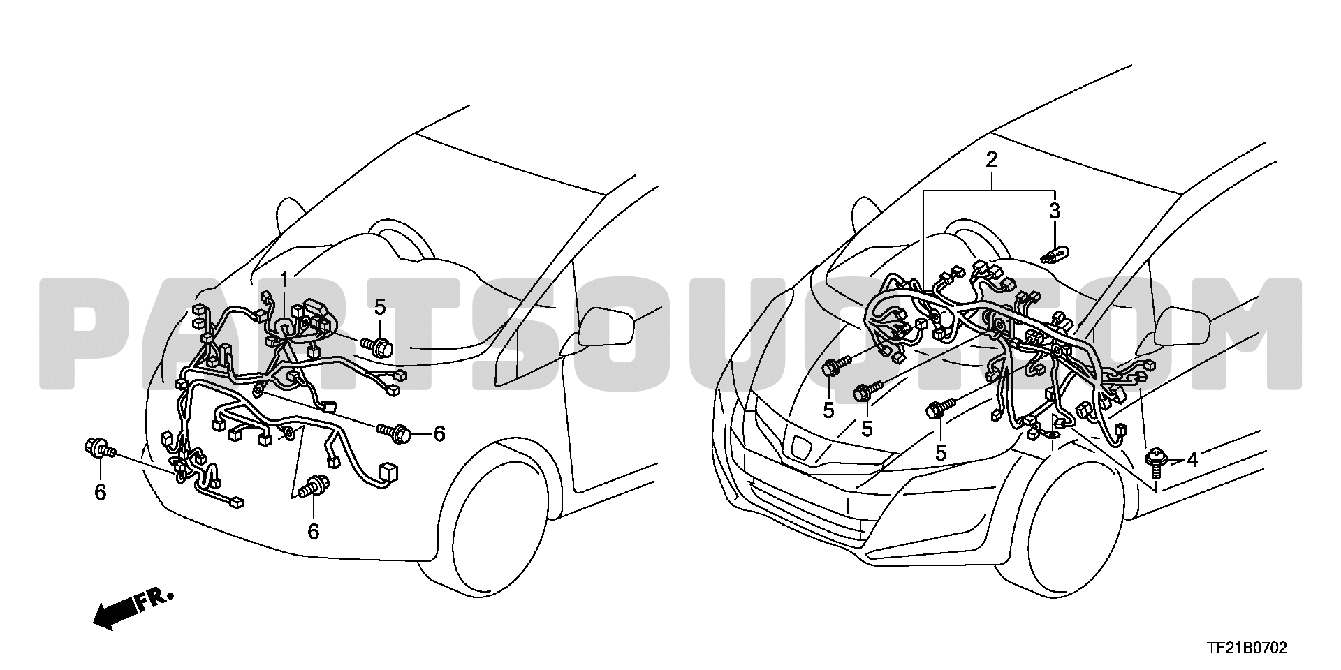 3. 電装／吸排気／ヒーター | Honda FIT HYBRID Japan VSA Parts